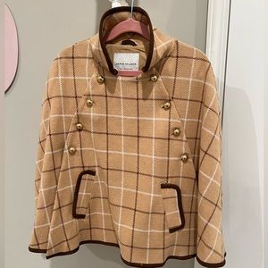 Tan plaid cape Janie & Jack